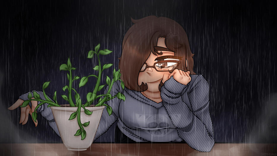 &quot;Plants &amp; Rain&quot; Redraw